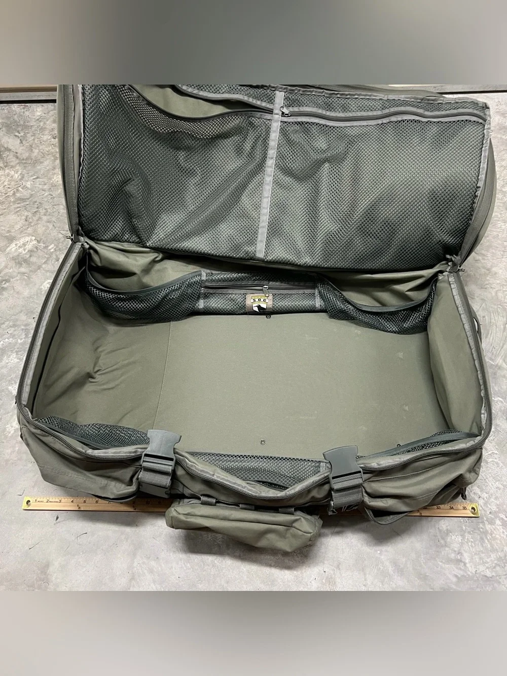 S.O.C Rolling Loadout Bag Green Tactical Military Wheeled Duffle Travel Bag